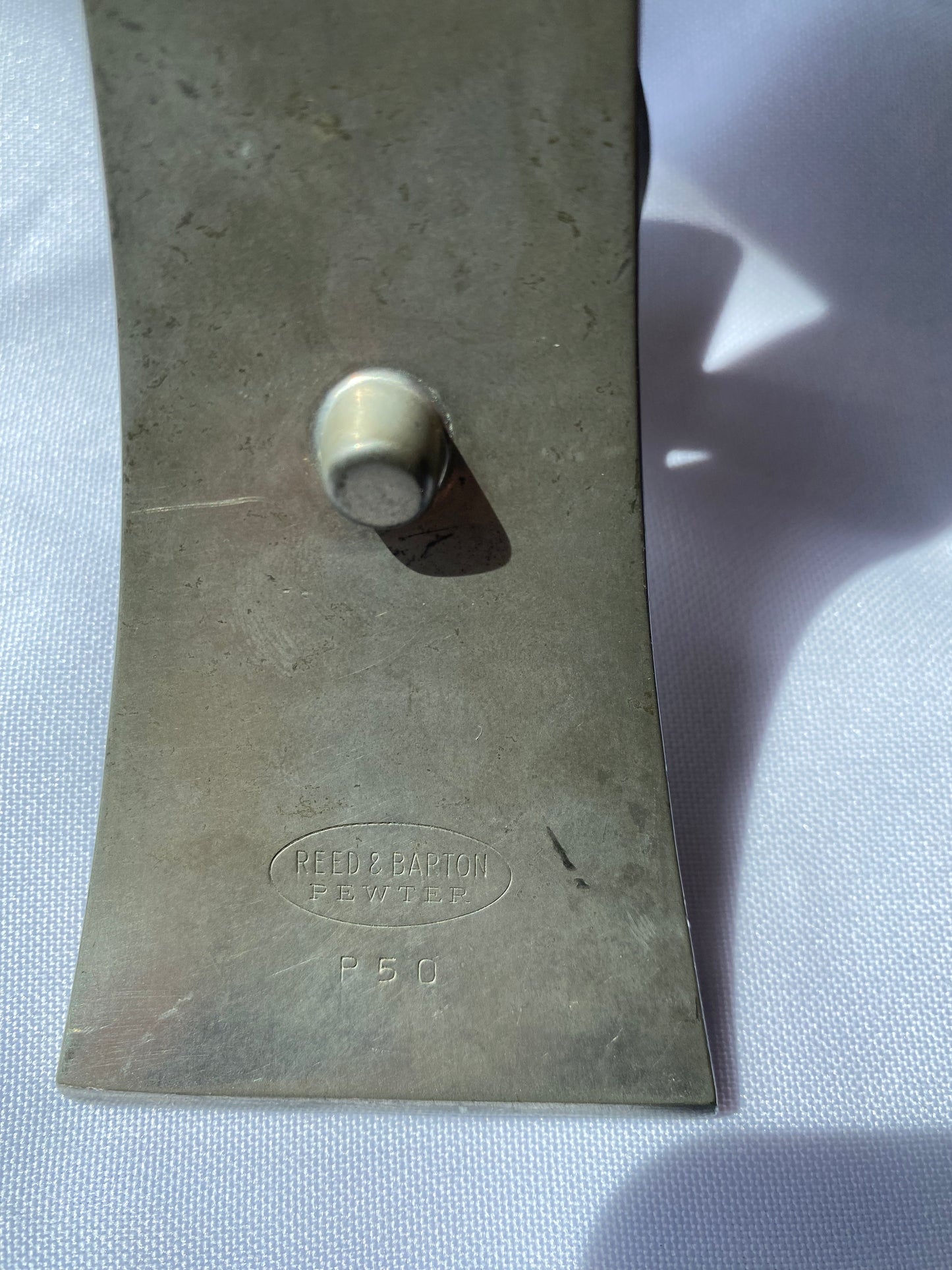 Reed & Barton Pewter 3 Candelabra