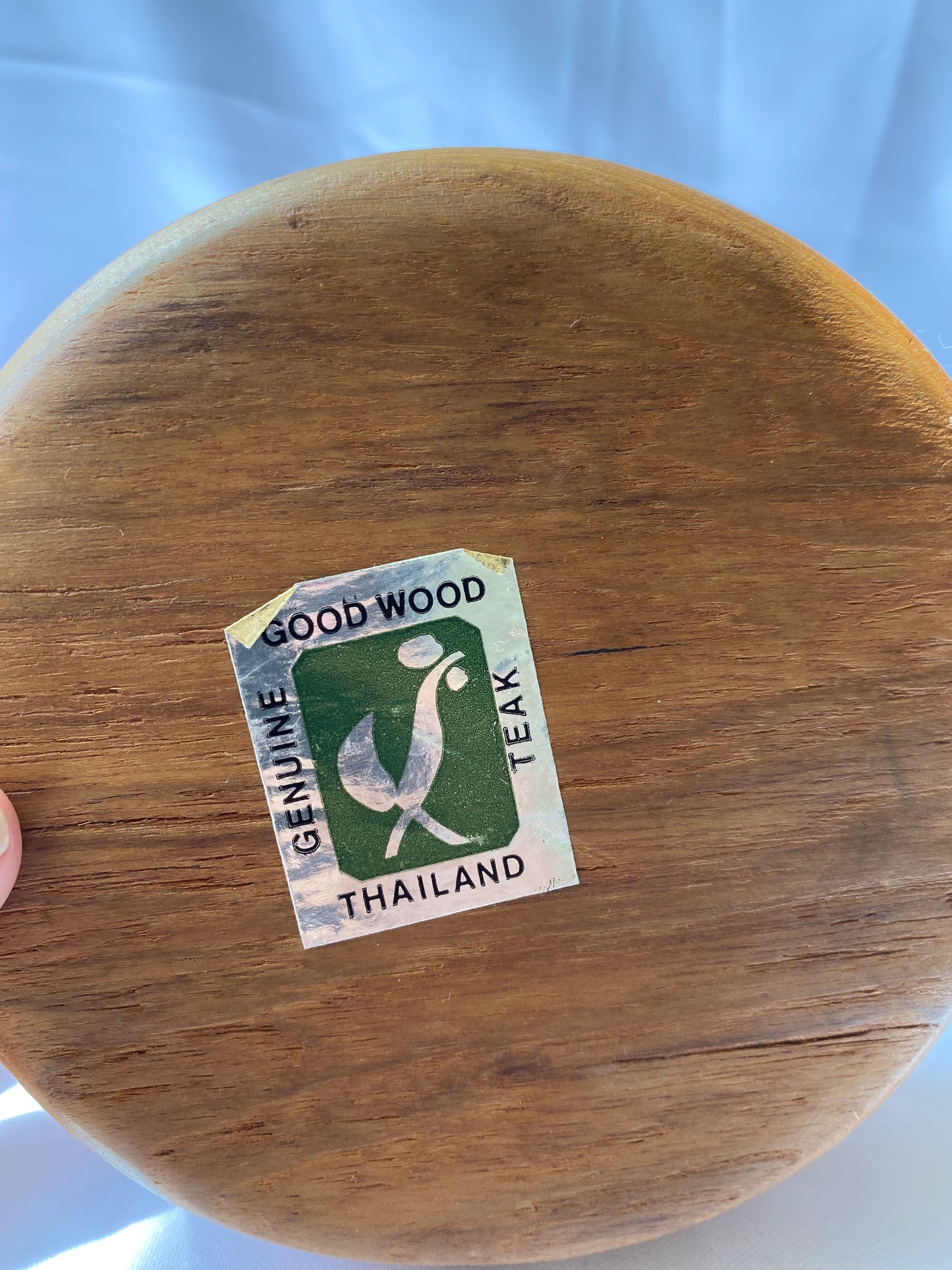 2 Small Thai Teak Bowls