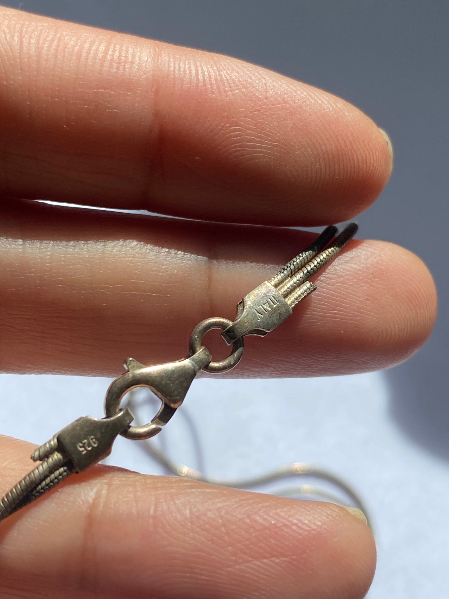 Italian 925 Silver Ball Choker