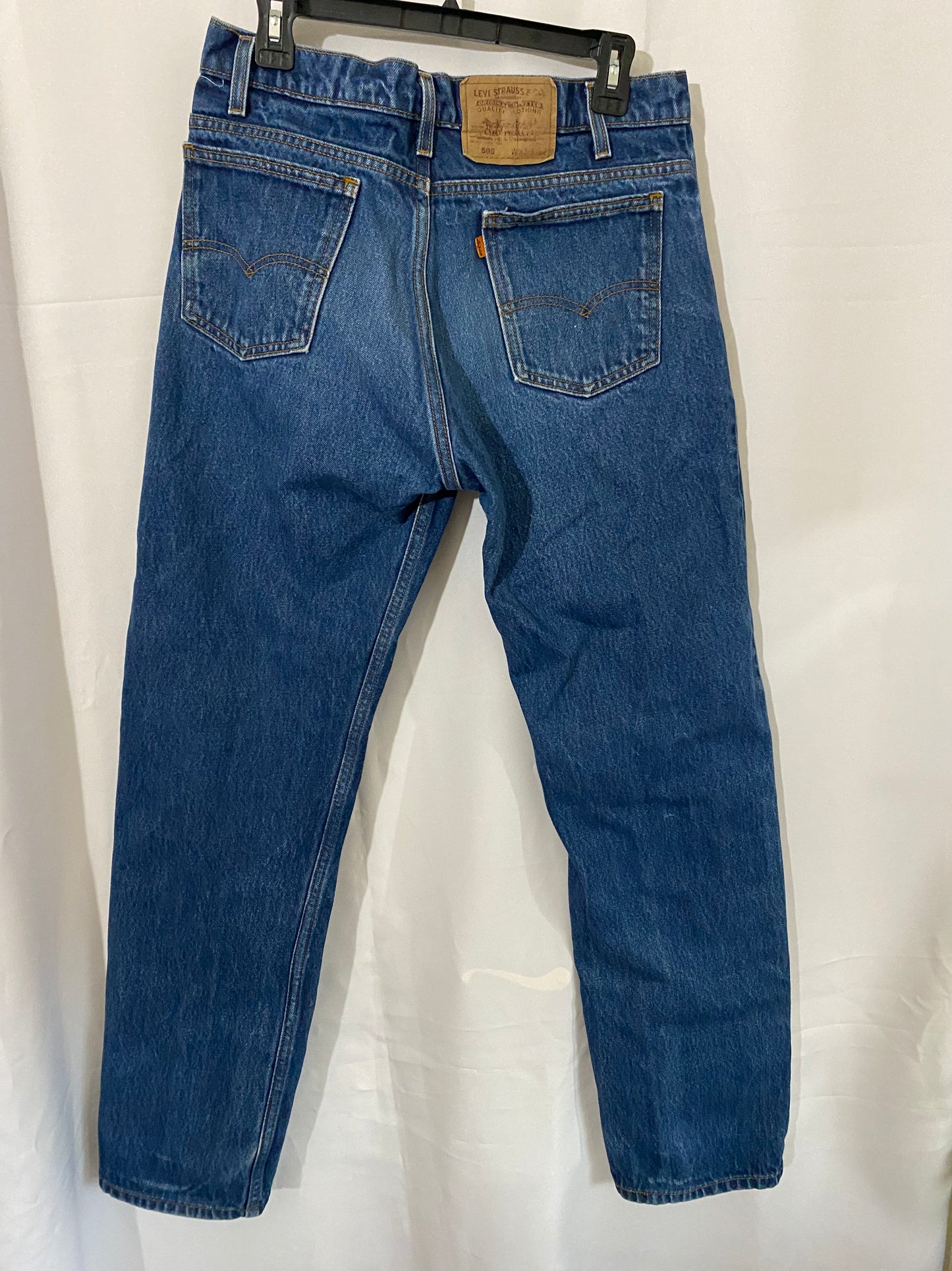Orange Tab Levi 505 Jeans