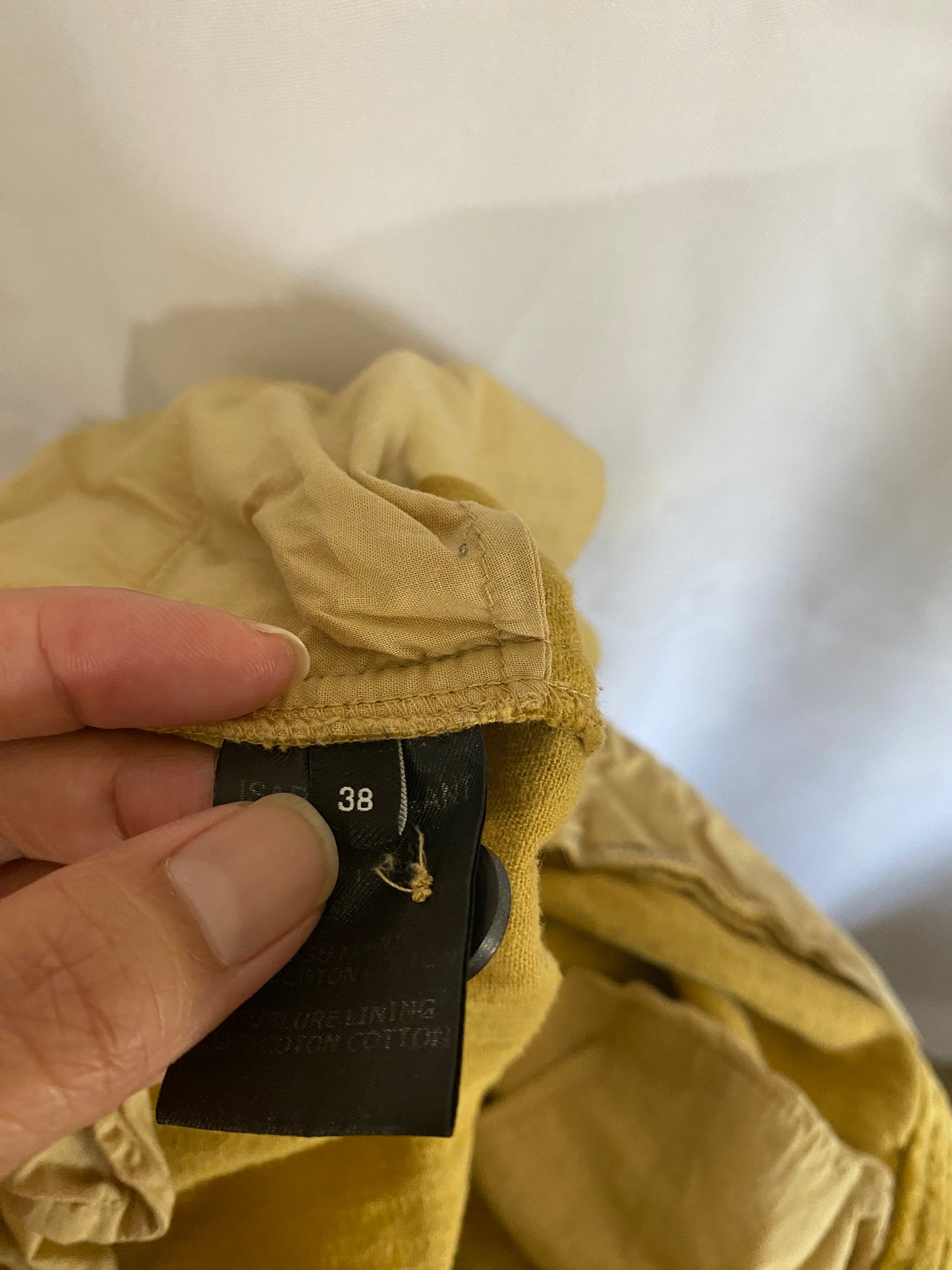 Isabel Marant Mustard Corduroy Pants