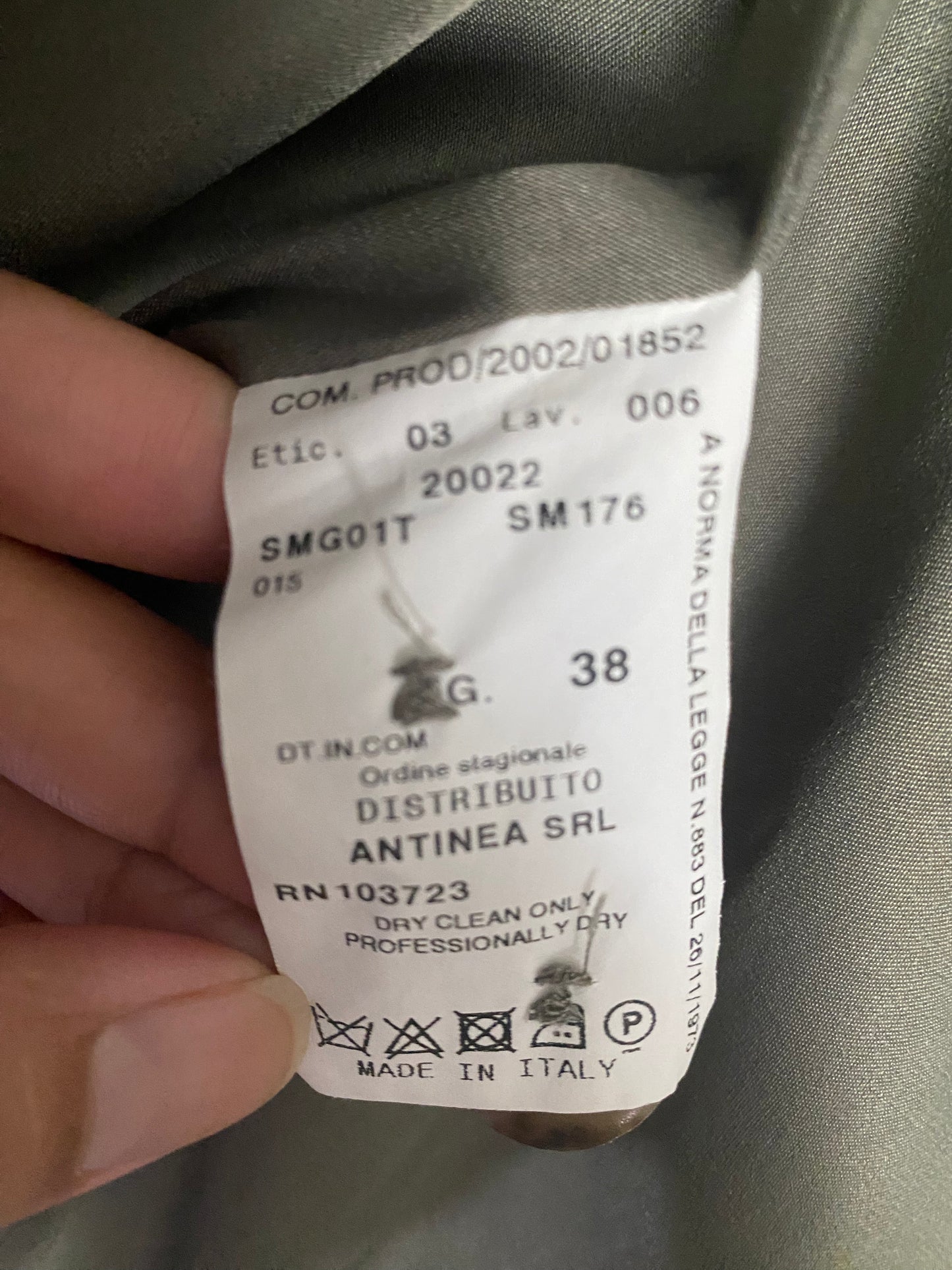 Armani Collezioni Gray/Green Blazer