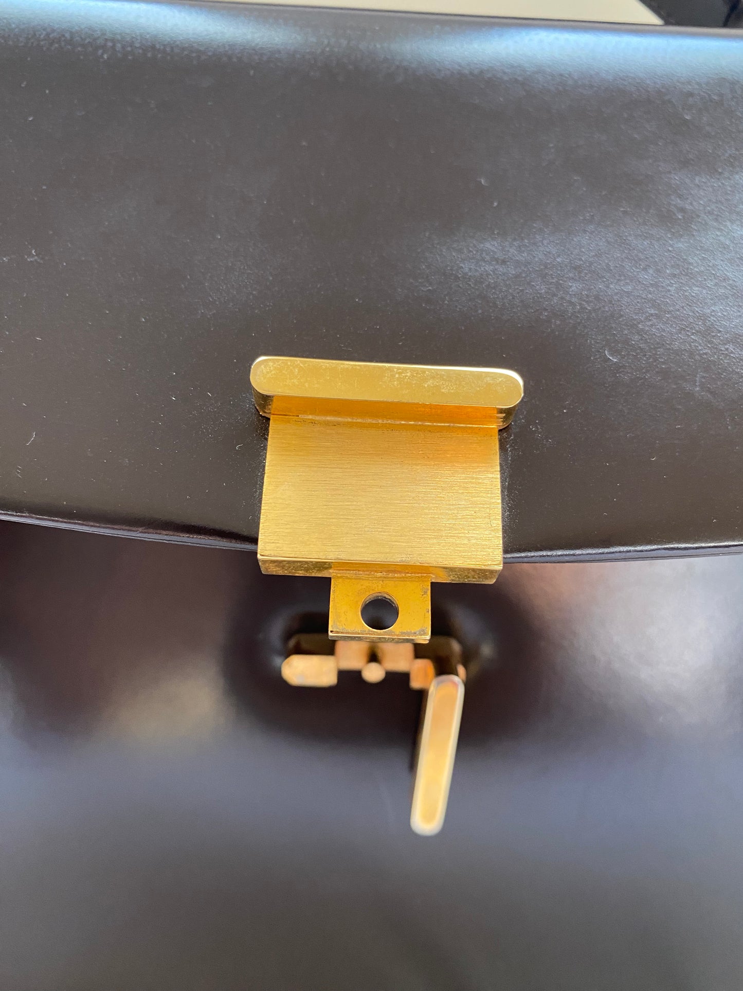 Chocolate Brown "Made in France for the Broadway Department Stores" Purse