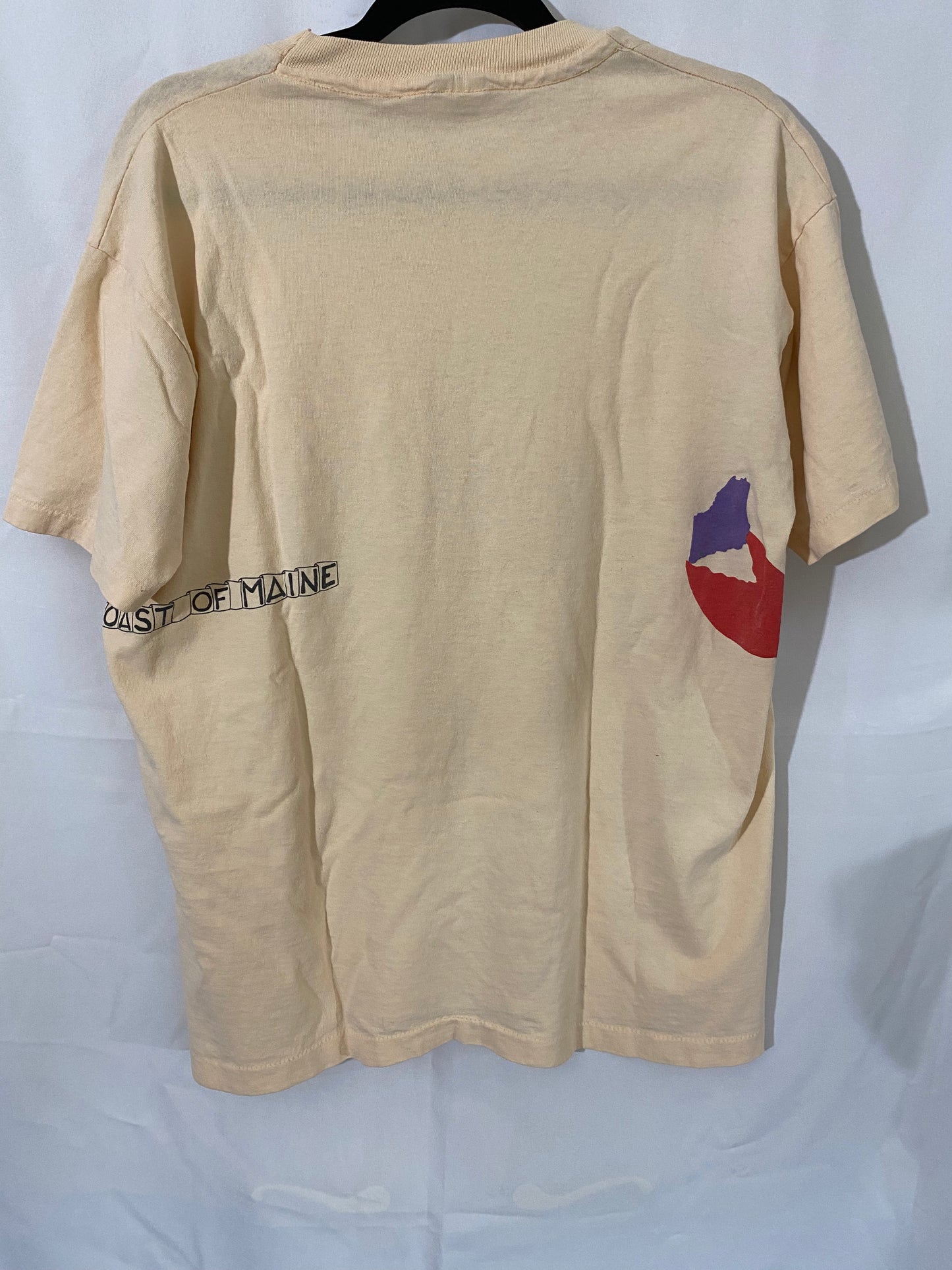 Peach Portland on the Coast of Maine Single Stitch T-Shirt