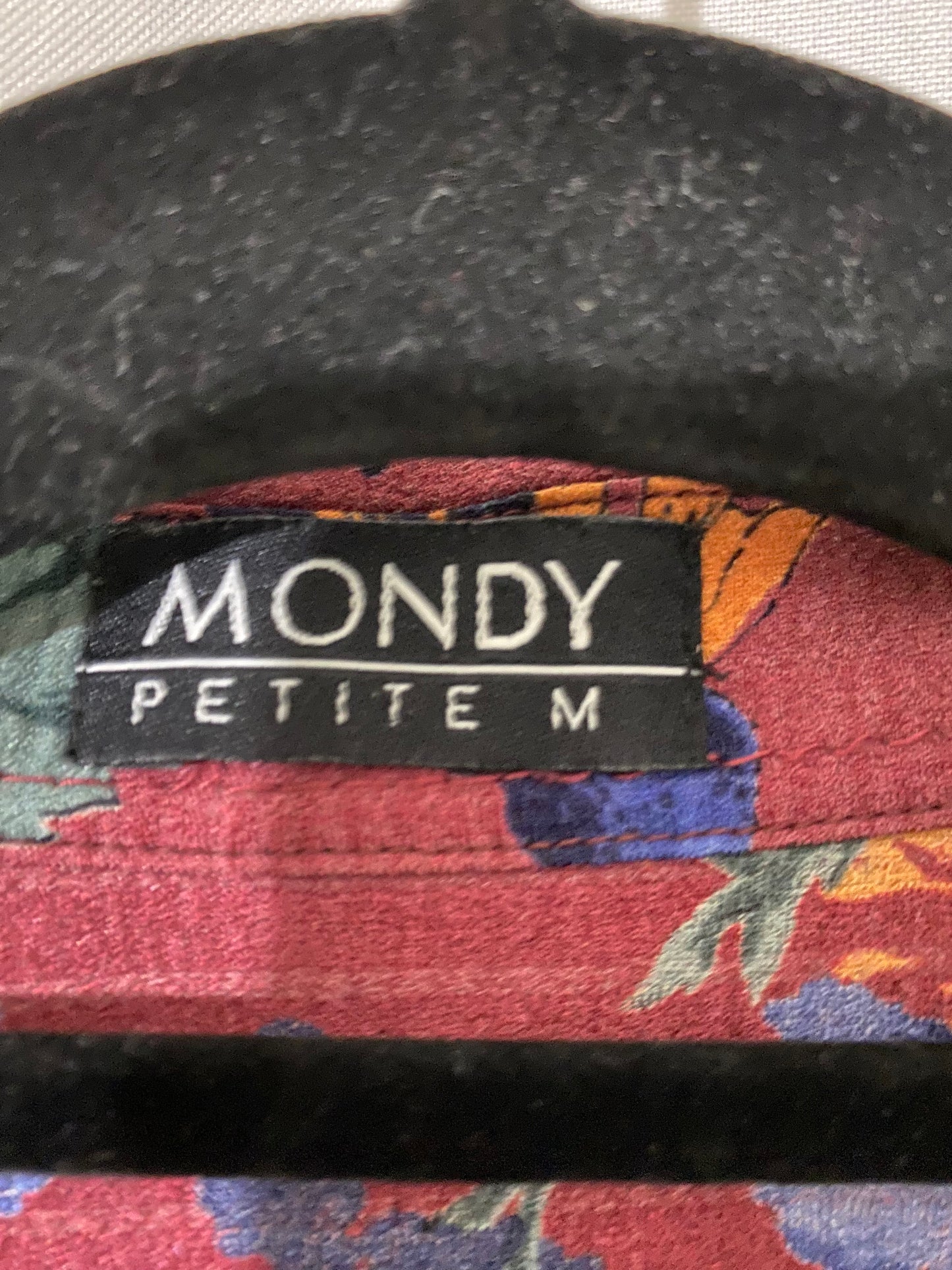 1990's Mauve Floral Shirt