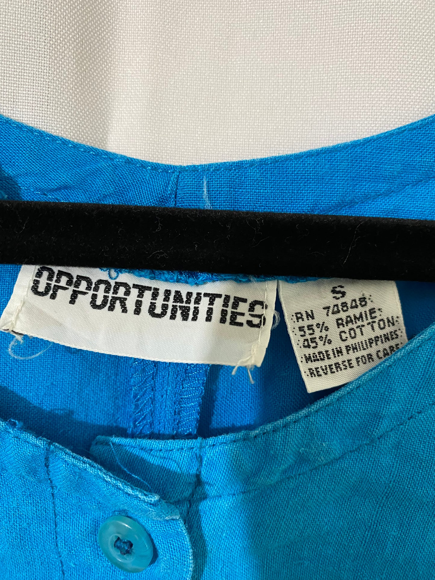 1980's Turquoise Dress