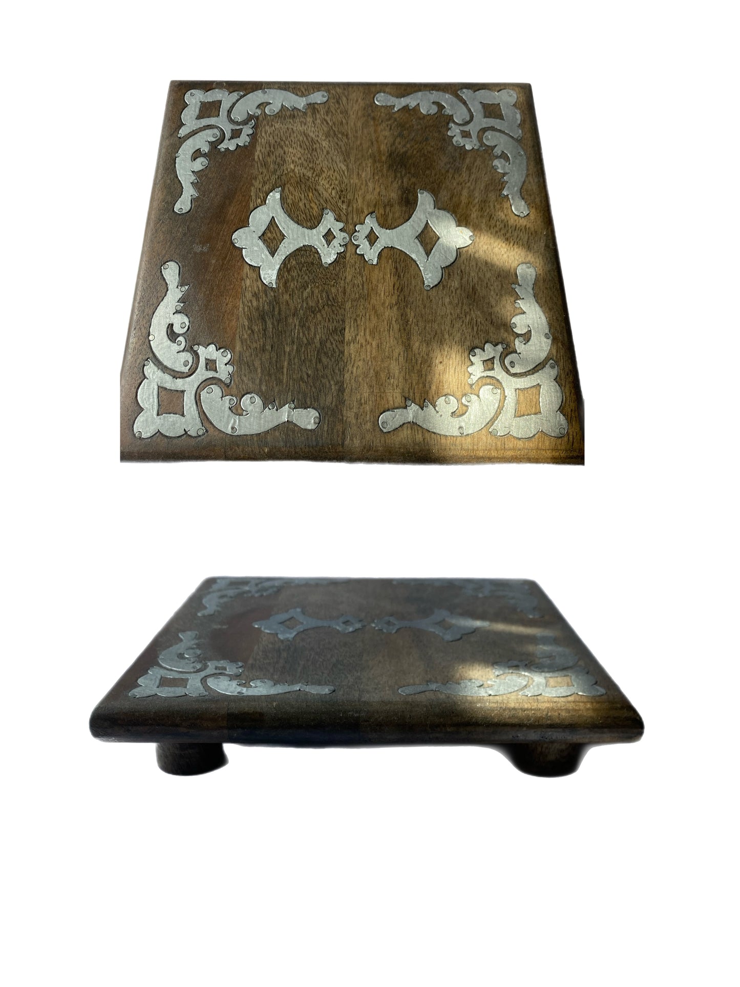 Wood & Metal Trivet or Plant Stand