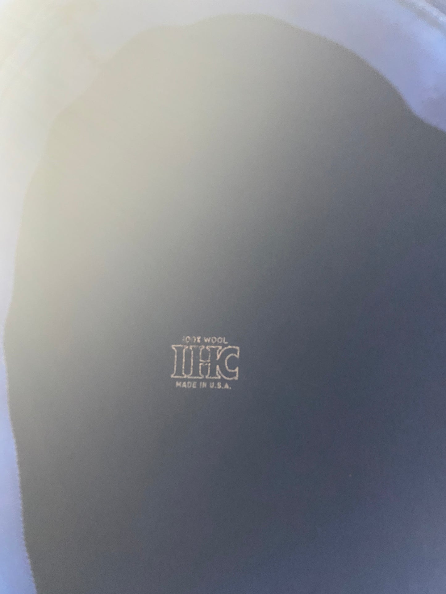 Blue Round Hat with Green Plaid Bow