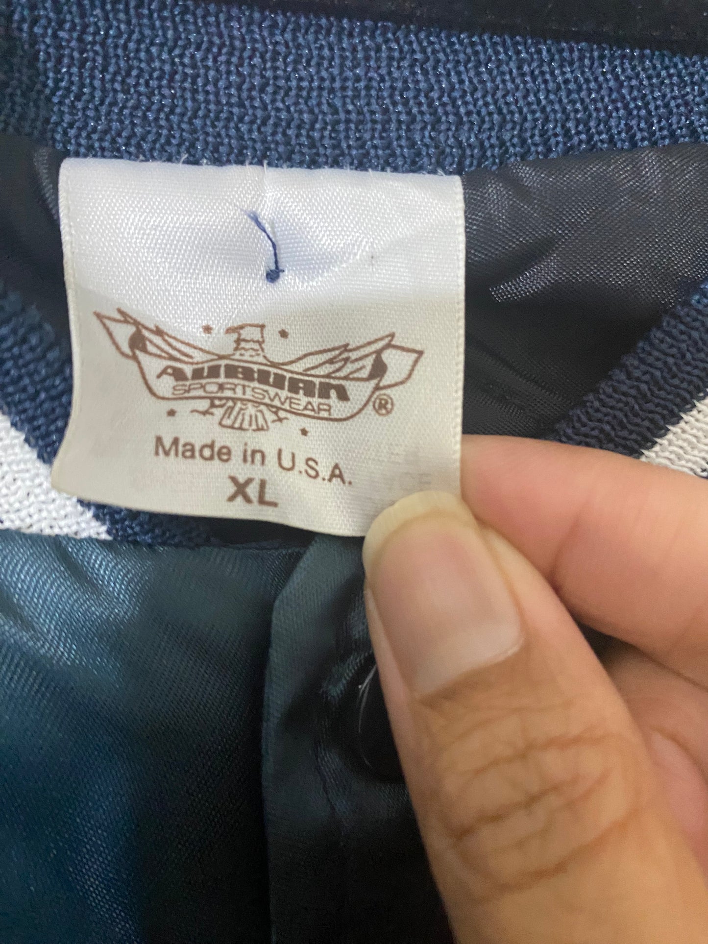 Blue Mailhanders Union Bomber Jacket