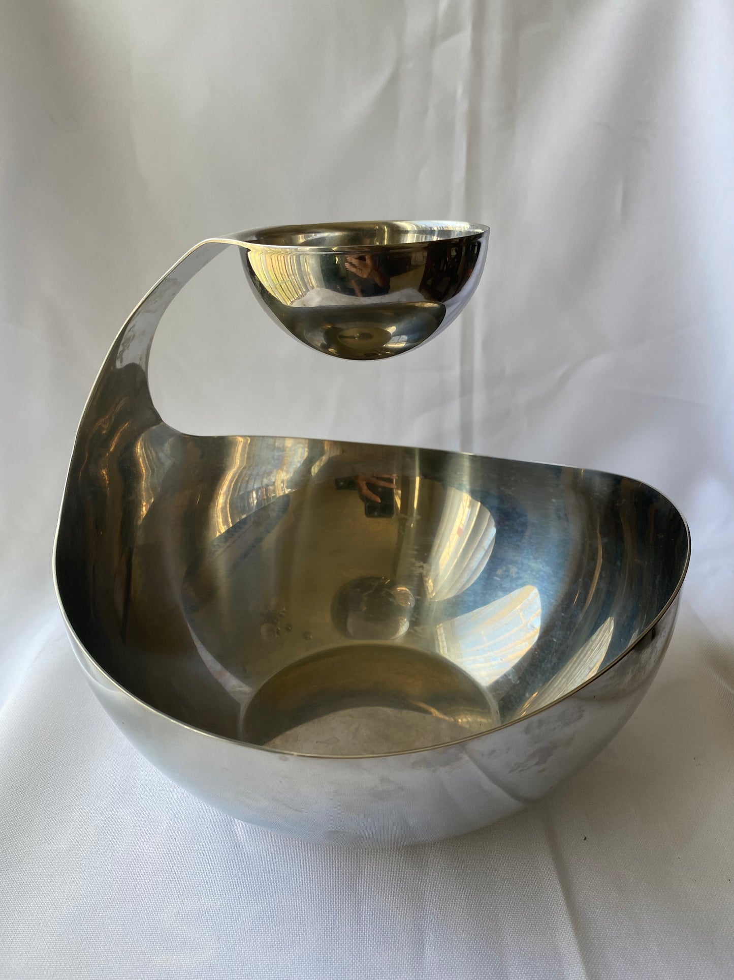 Silver Chip & Dip Bowl