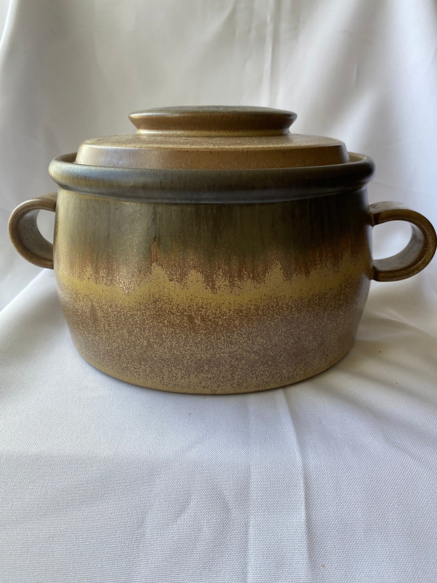 Denby Langley England Romany Brown Stoneware Casserole Dish