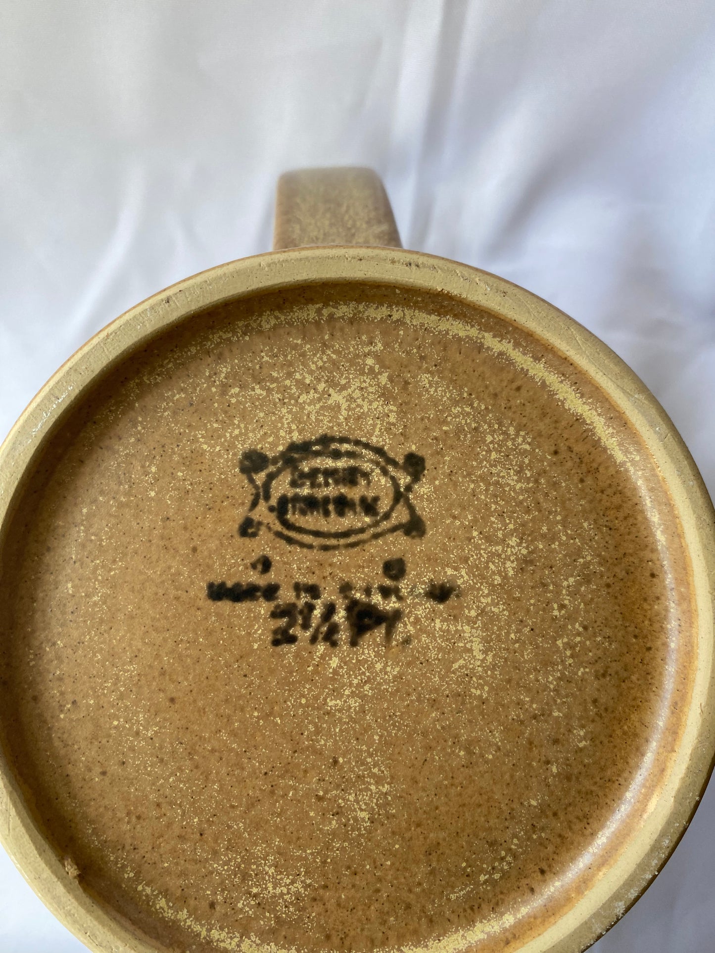 Denby Langley England Romany Brown Stoneware Coffee Pot Pitcher