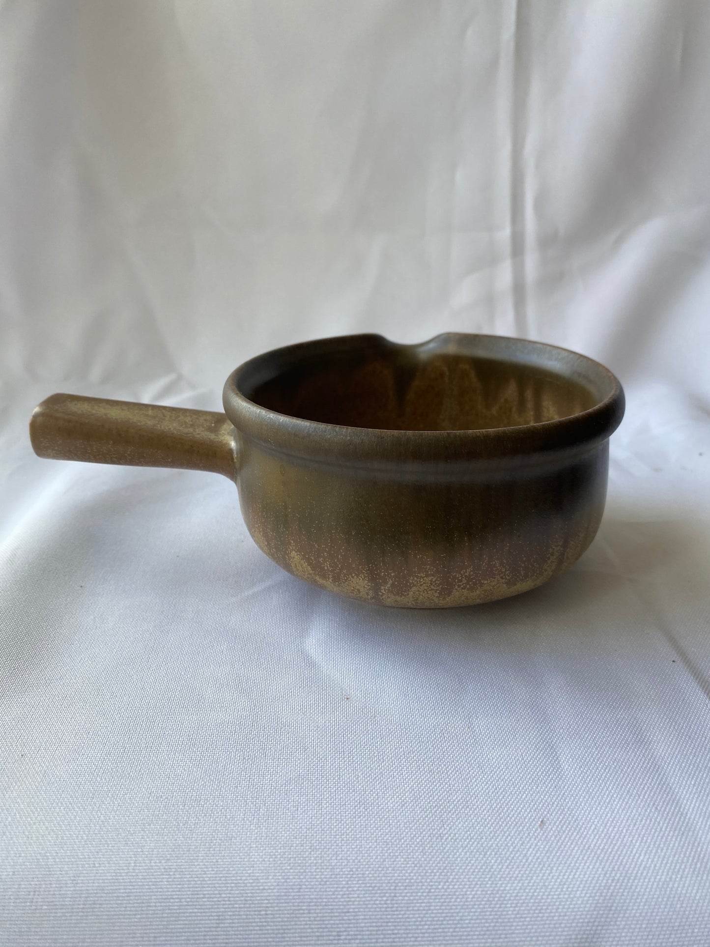 Denby Langley England Romany Brown Stoneware Gravy Boat