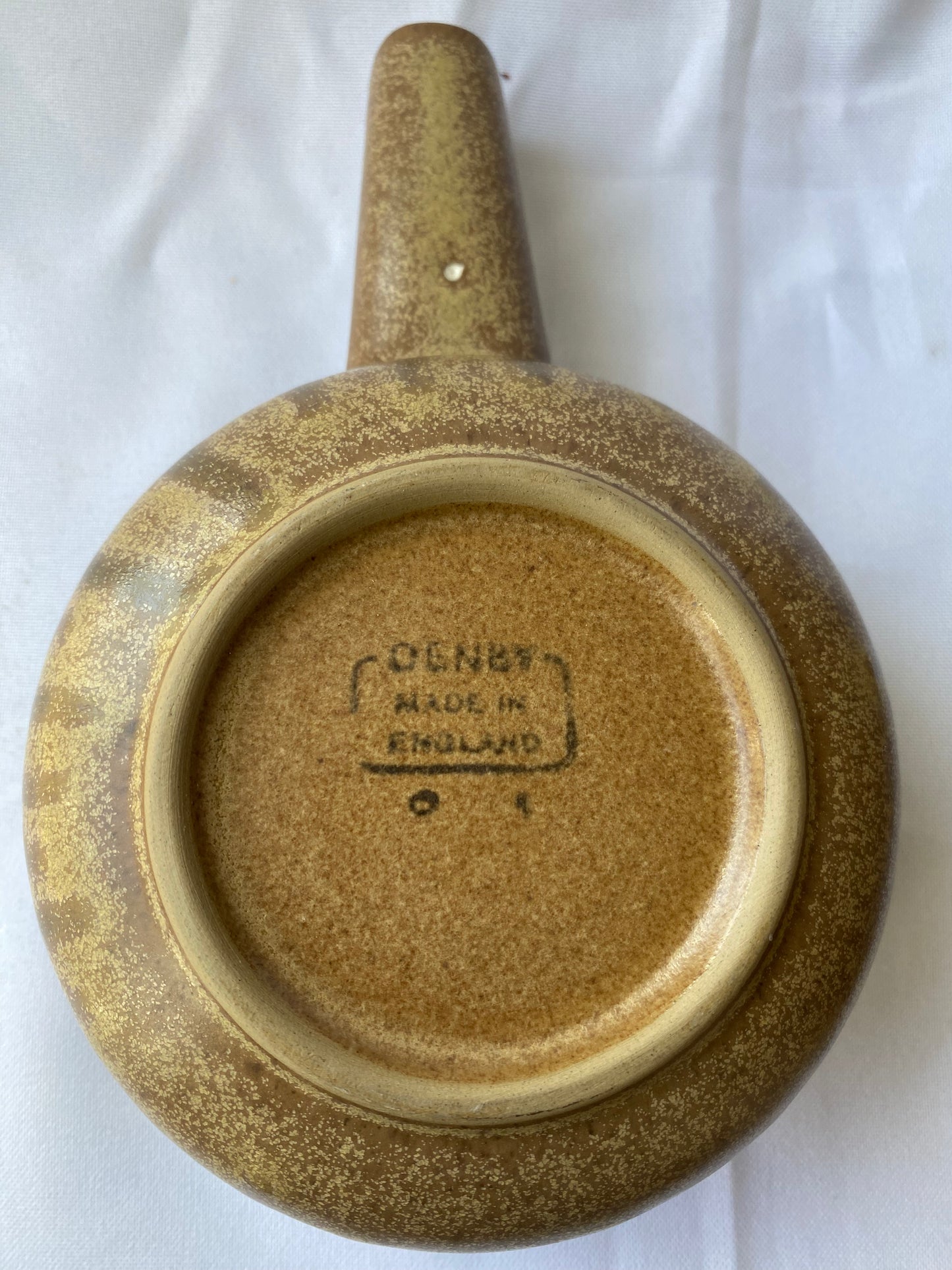 Denby Langley England Romany Brown Stoneware Gravy Boat