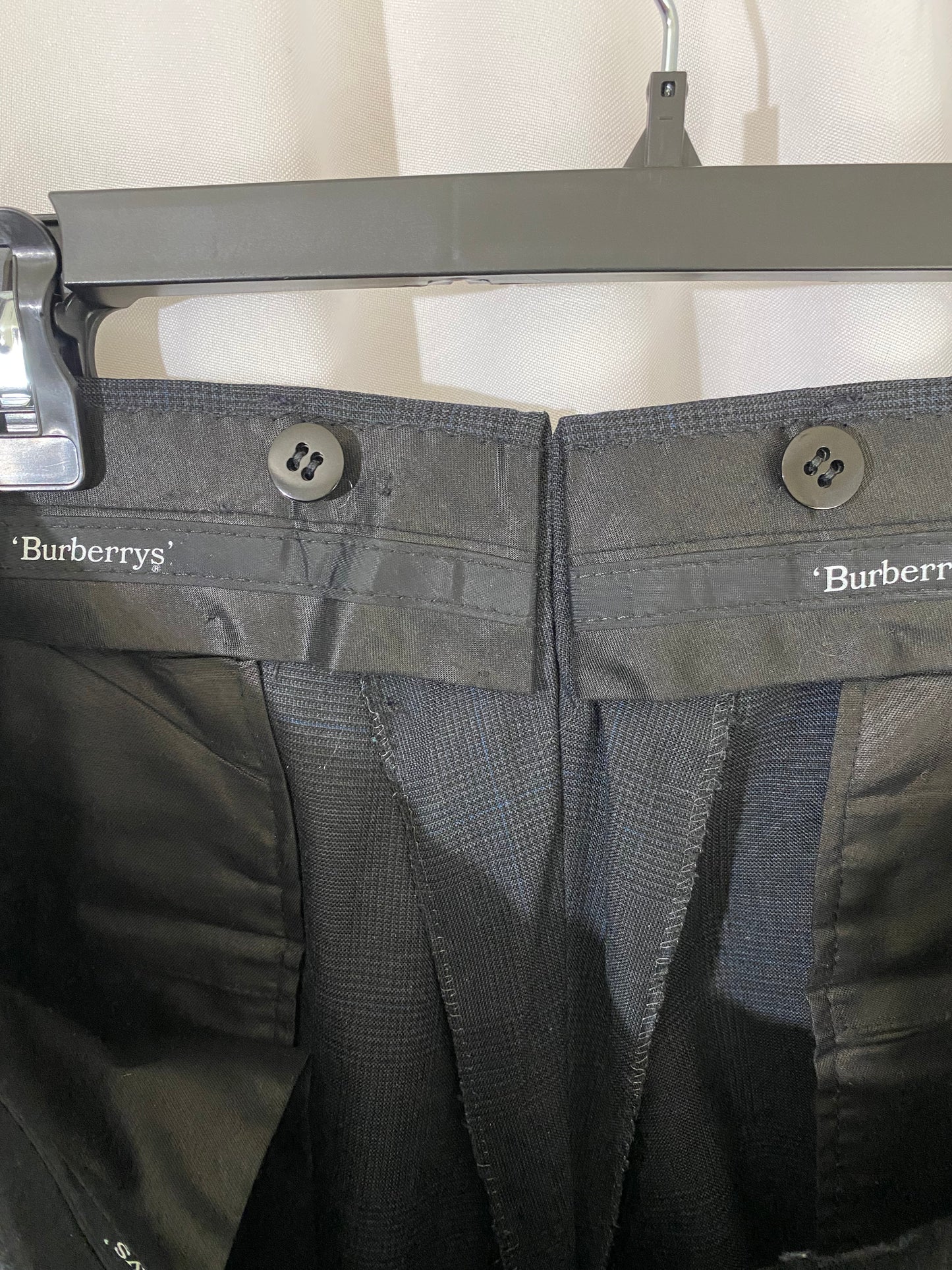 Burberry's Navy Suit