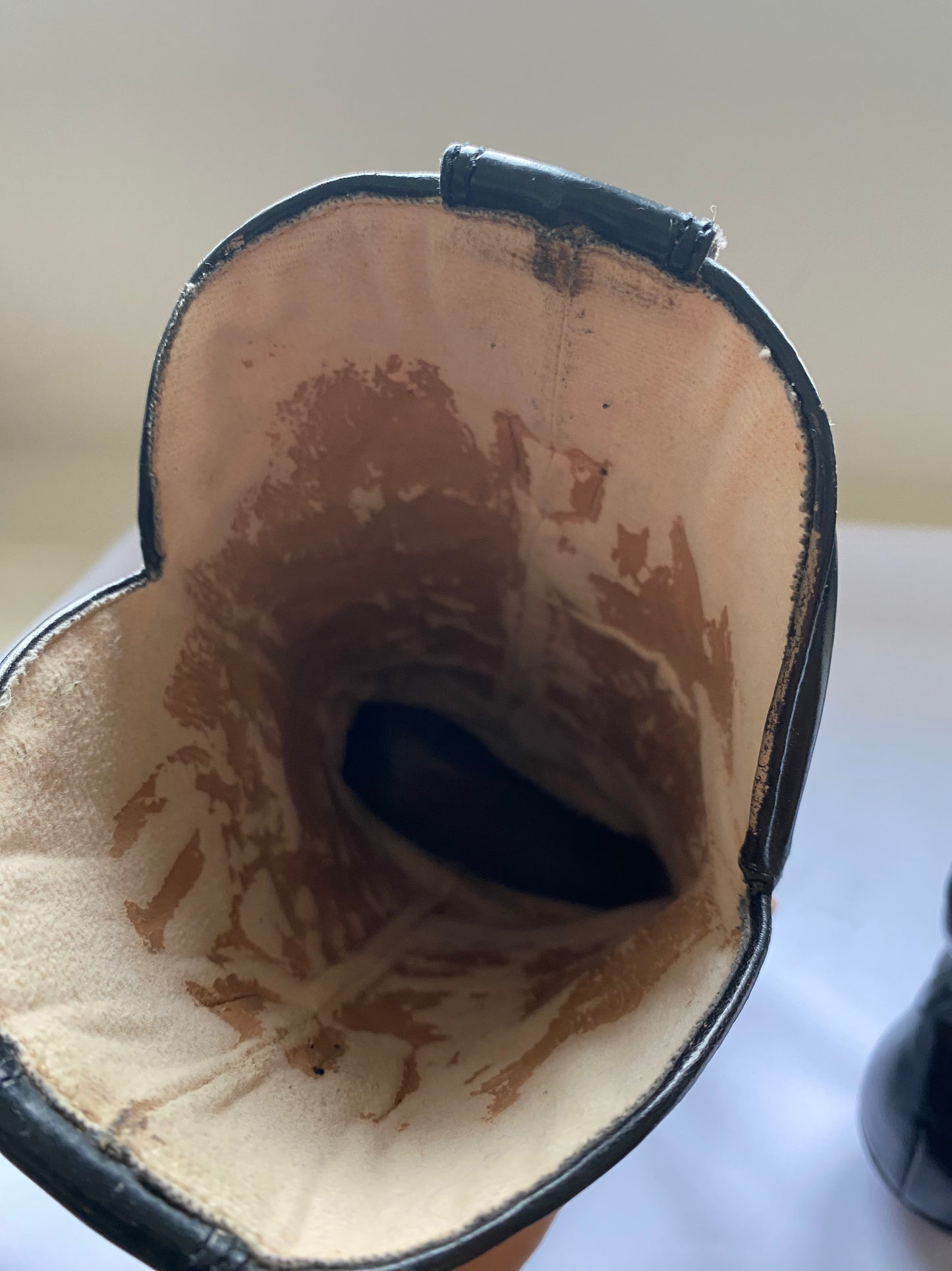 Black Leather Cowboy Boots