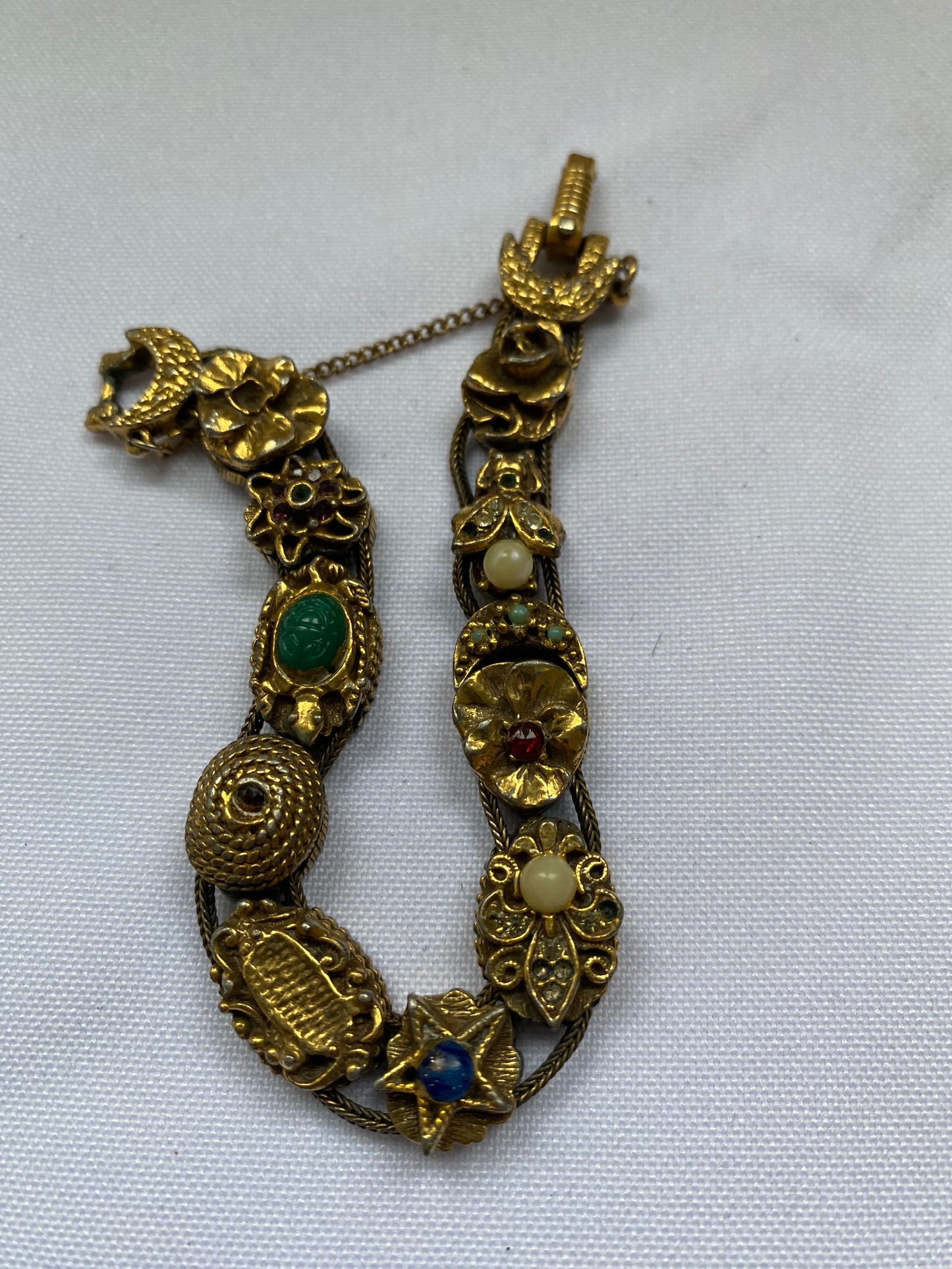 Victorian Sliding Charm Bracelet