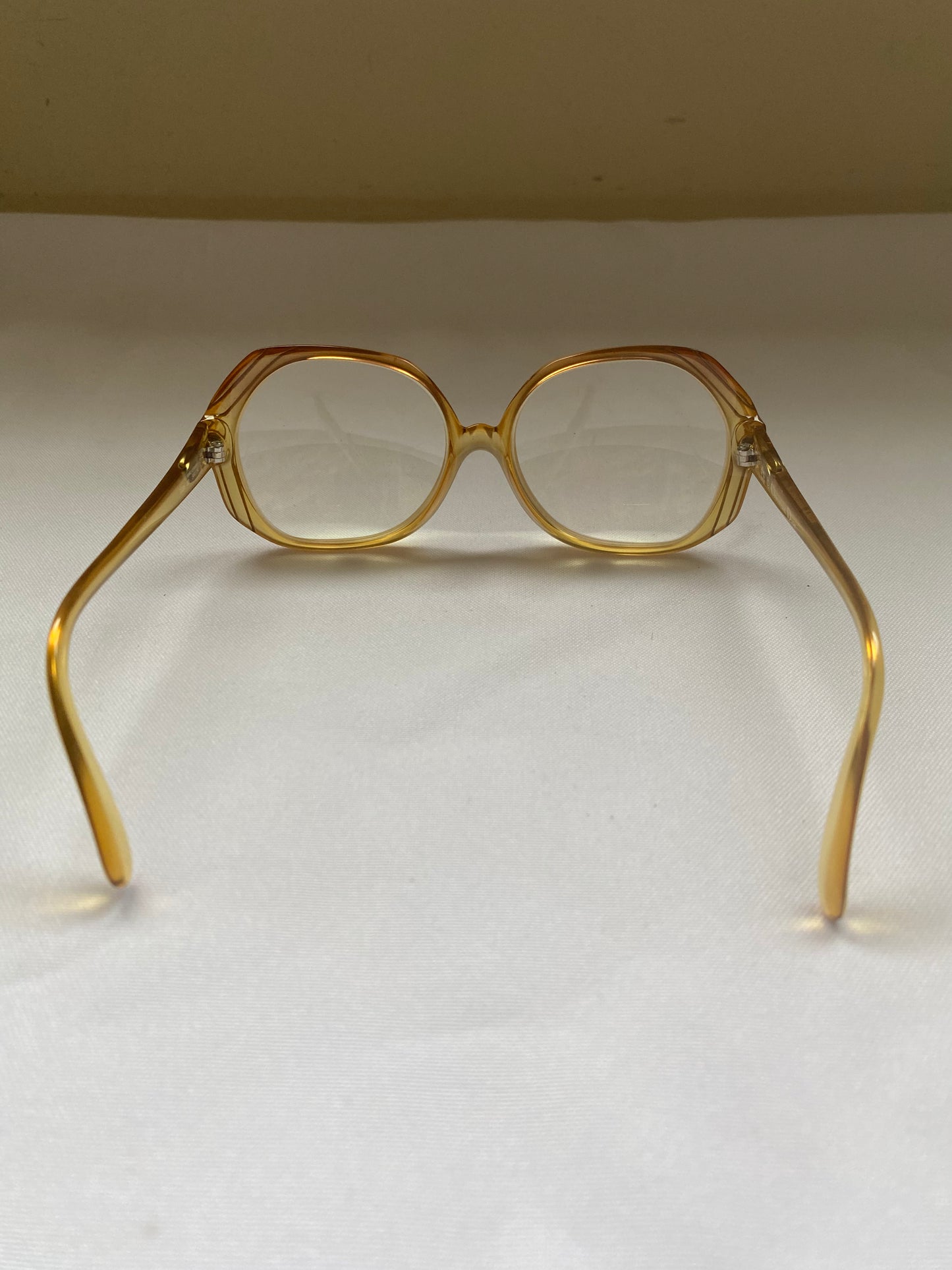 1970s Christain Dior Yellow Glasses