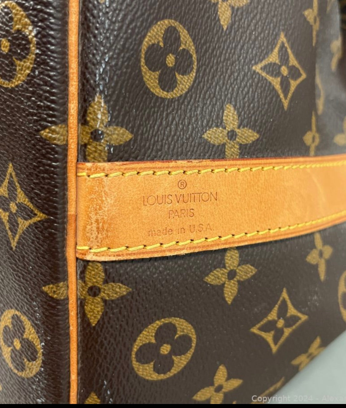 Louis Vuitton Keepall 50 Monogram Bandouliere Bag (Authenticated)