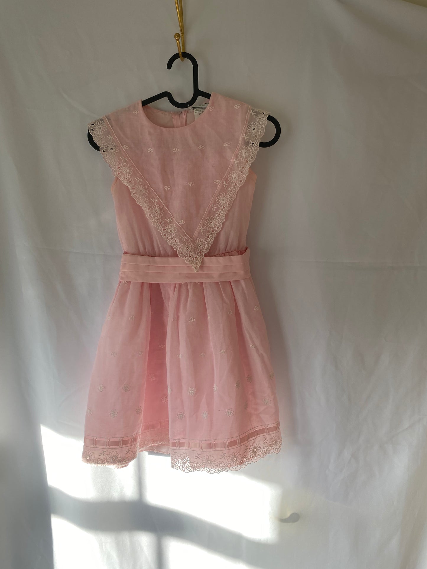 Vintage Light Pink Christain Dior Kids Dress