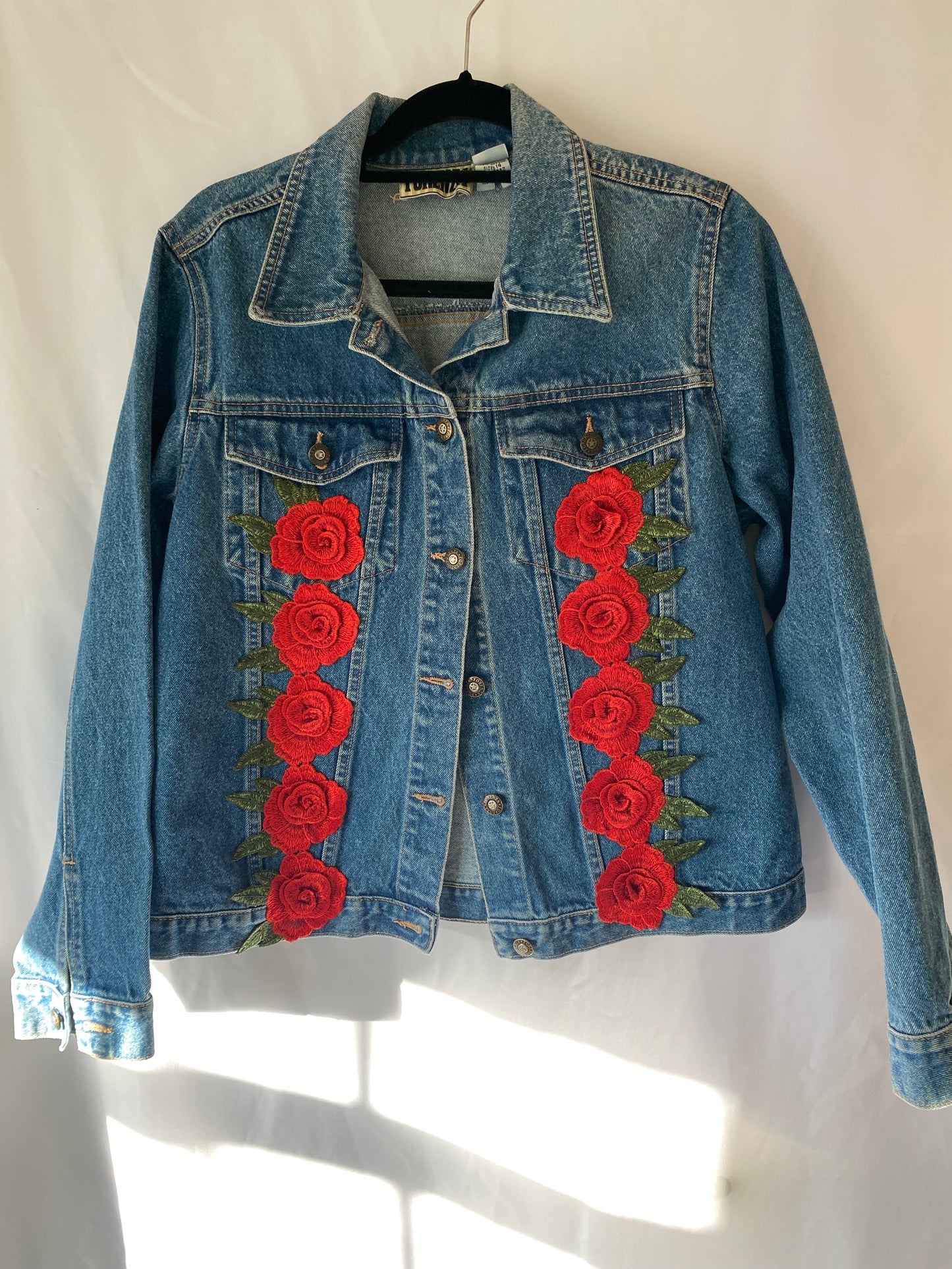 Custom Made Include Vintage Jean Flower Jacket