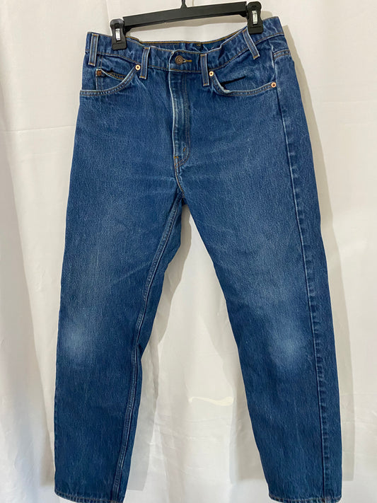 Orange Tab Levi 505 Jeans