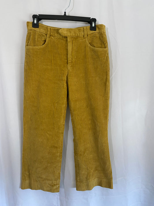 Isabel Marant Mustard Corduroy Pants