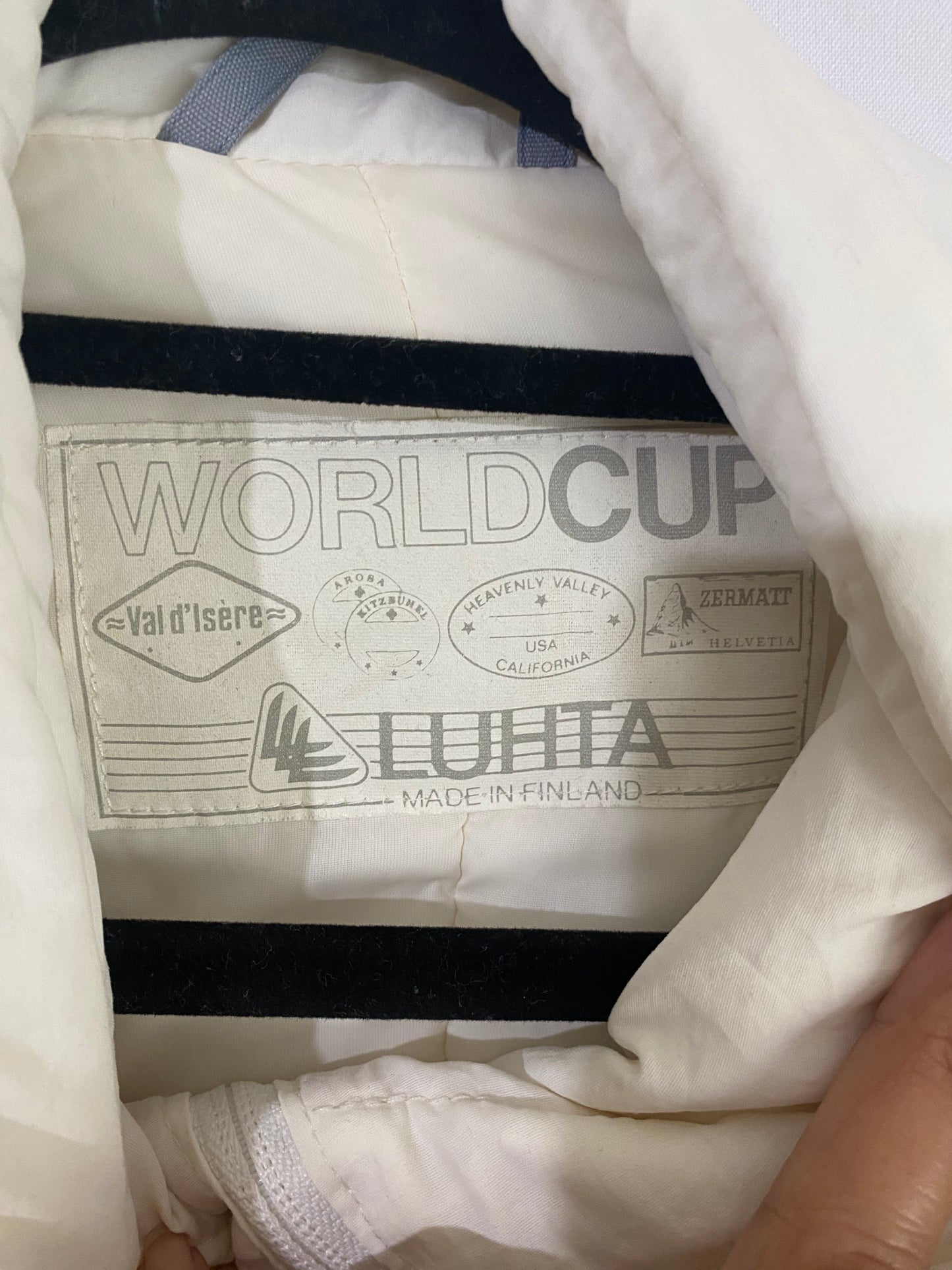 White World Cup Lutha Ski Suit