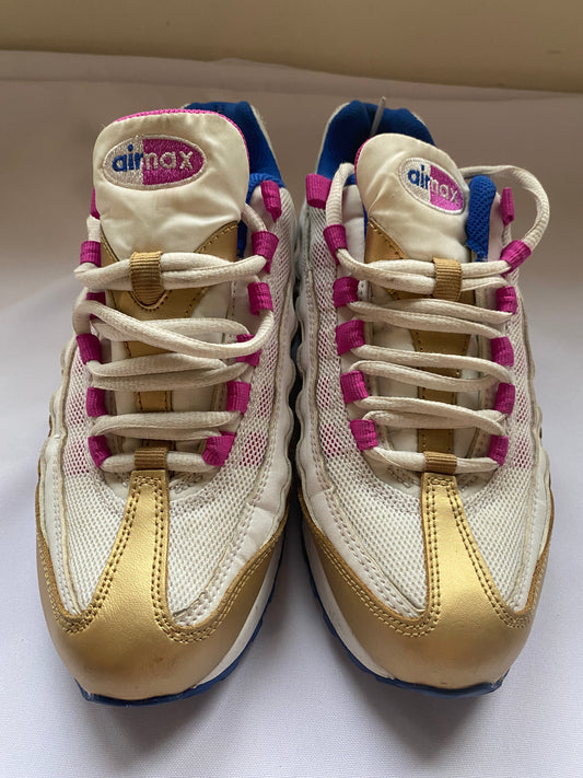 Nike Gold, Pink, Blue AirMax