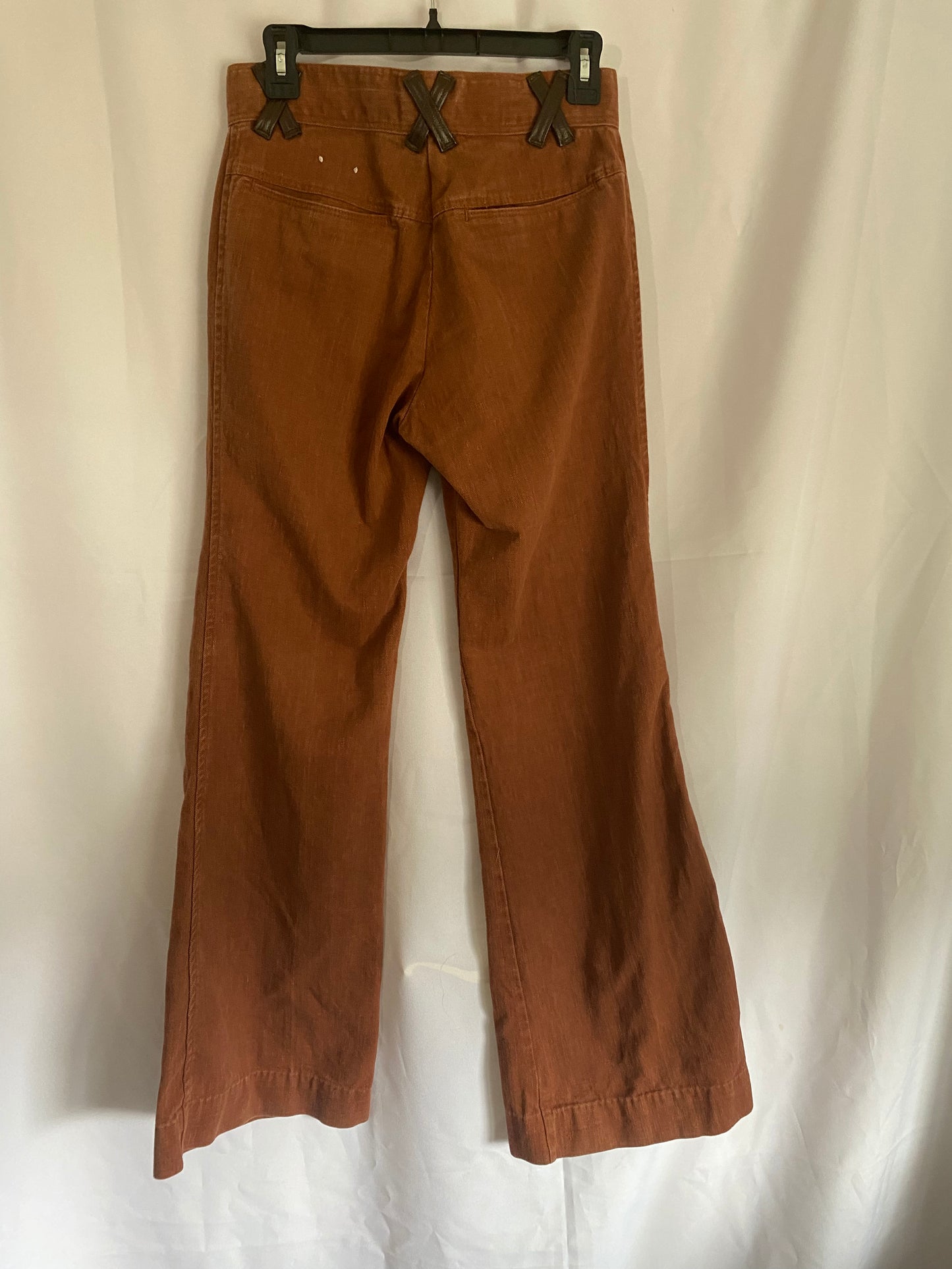 Tan/Brown Bellbottom Pants