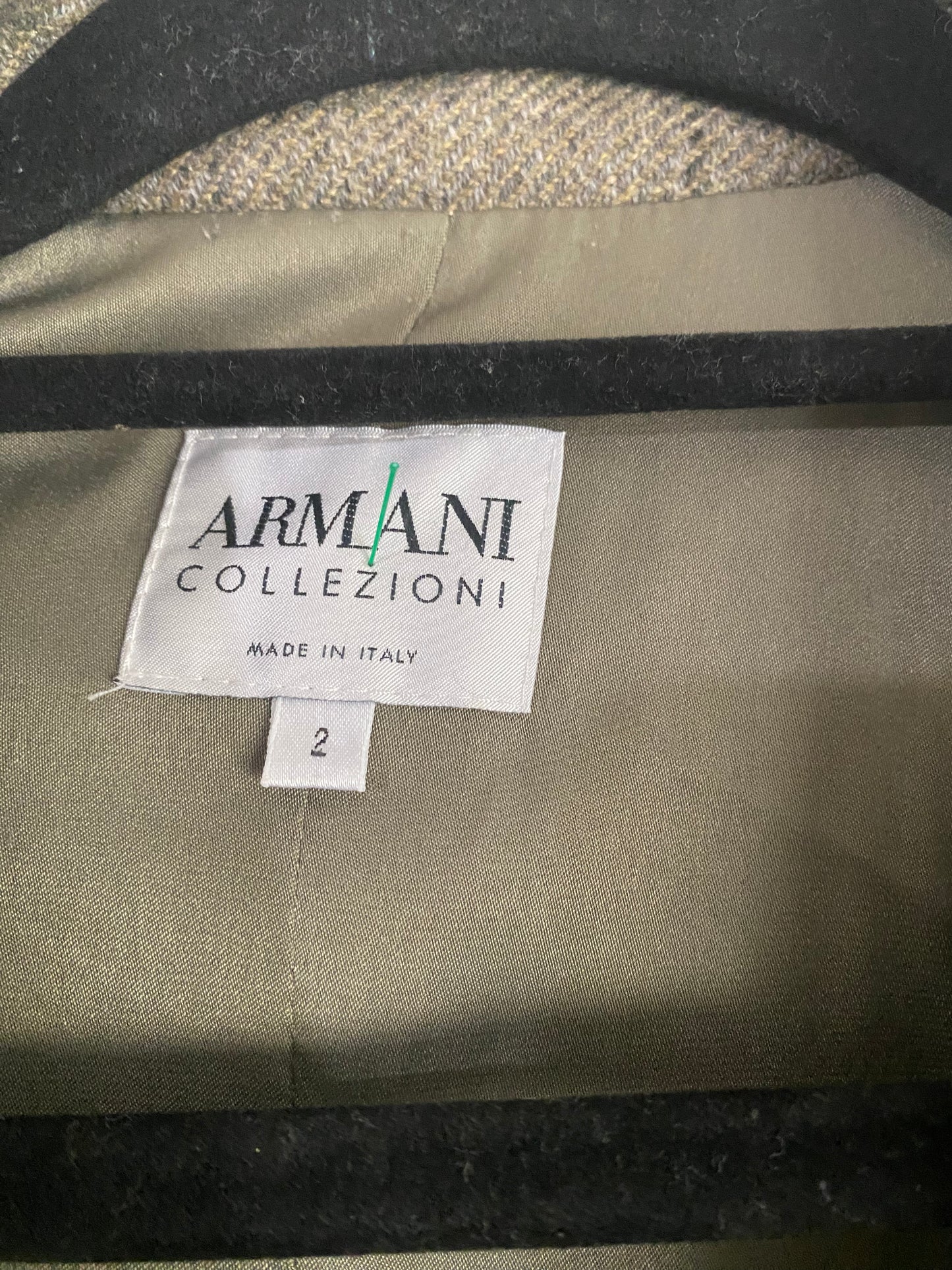 Armani Collezioni Gray/Green Blazer