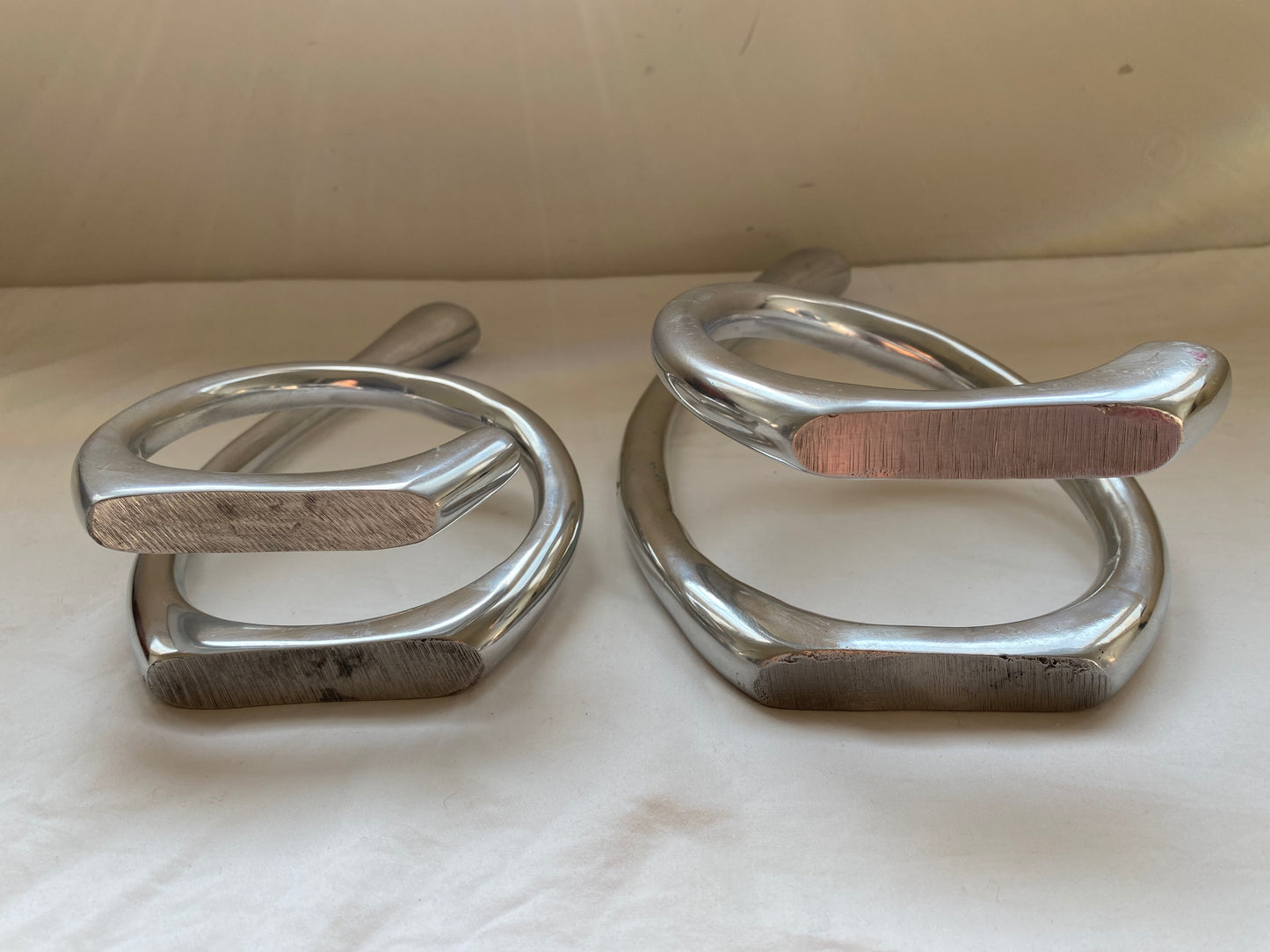 Pair of Modernist Candle Holders