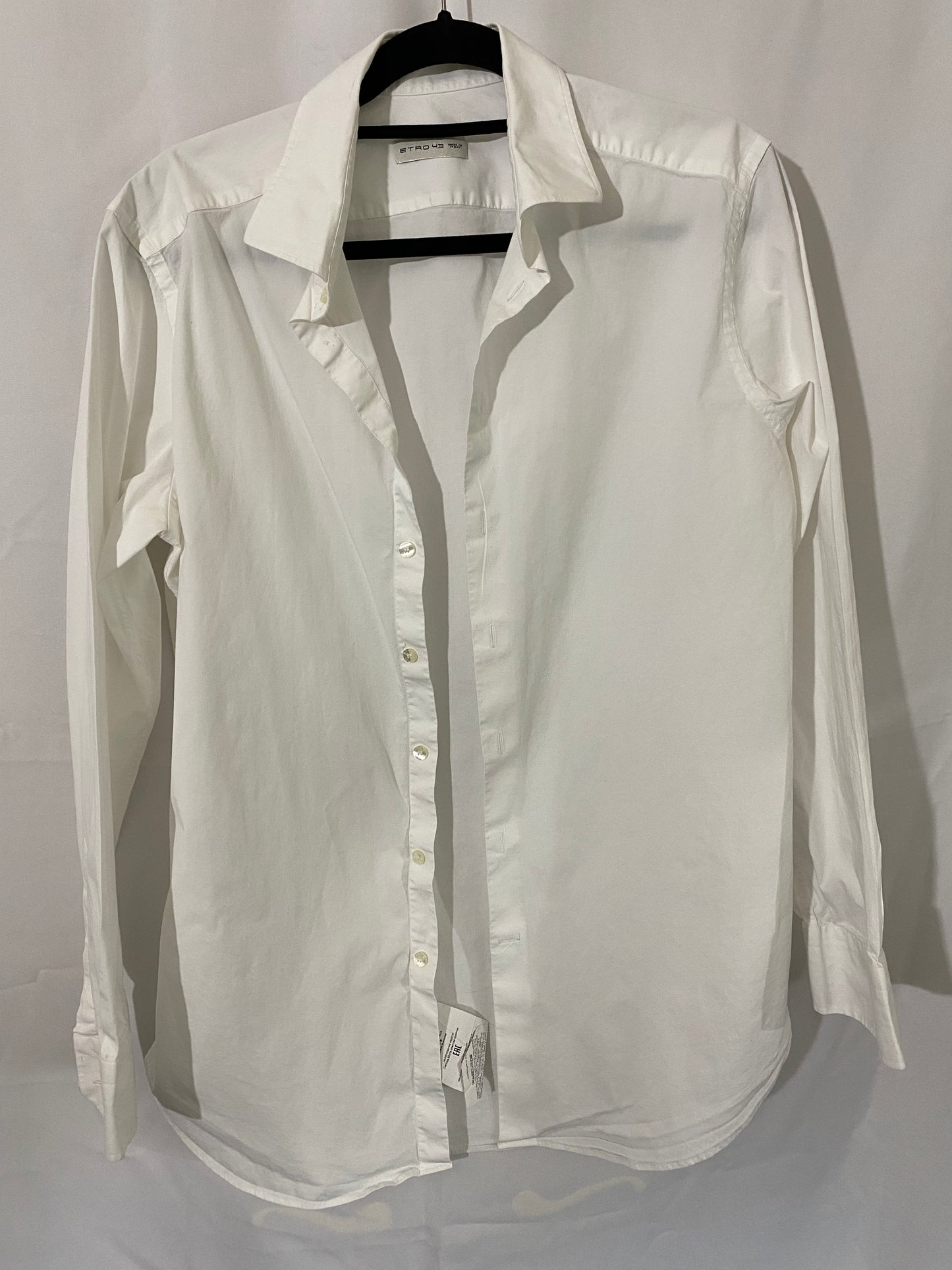 Etro White Classic Button Down Shirt