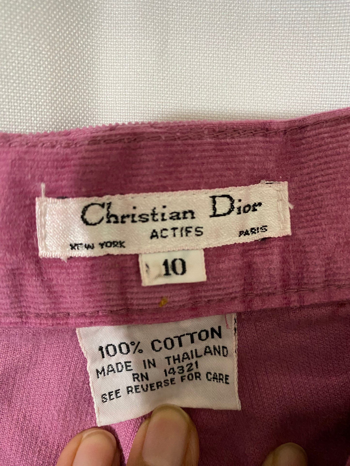 Christian Dior purple shorts