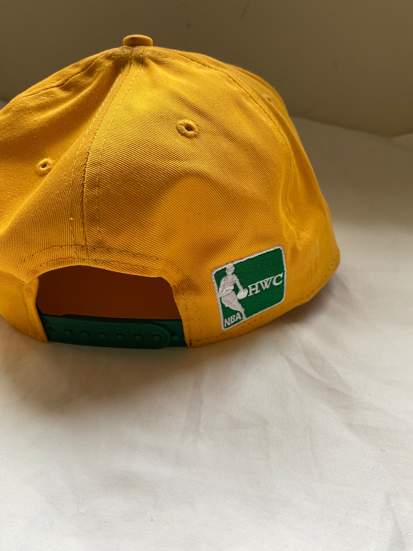 Yellow & Green Lakers Hardwood Classics Hat