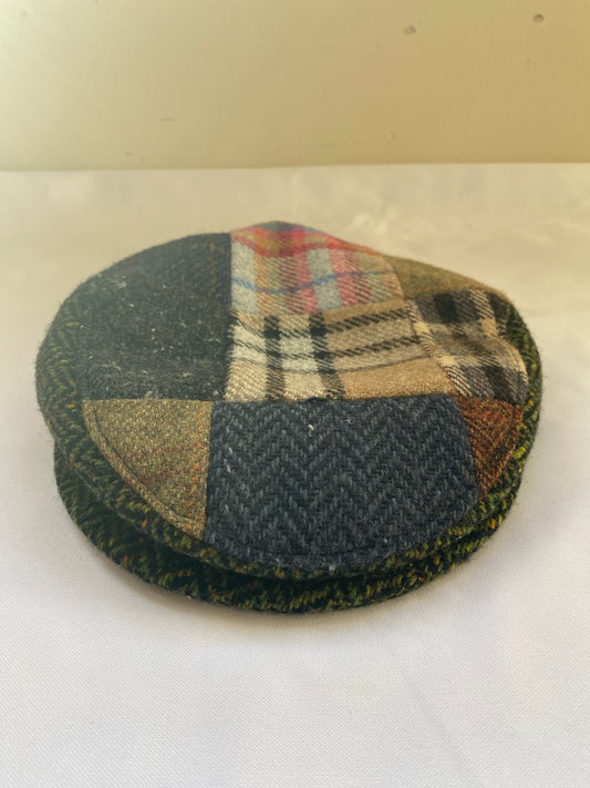 Mizen Patchwork Tweed Pageboy Hat