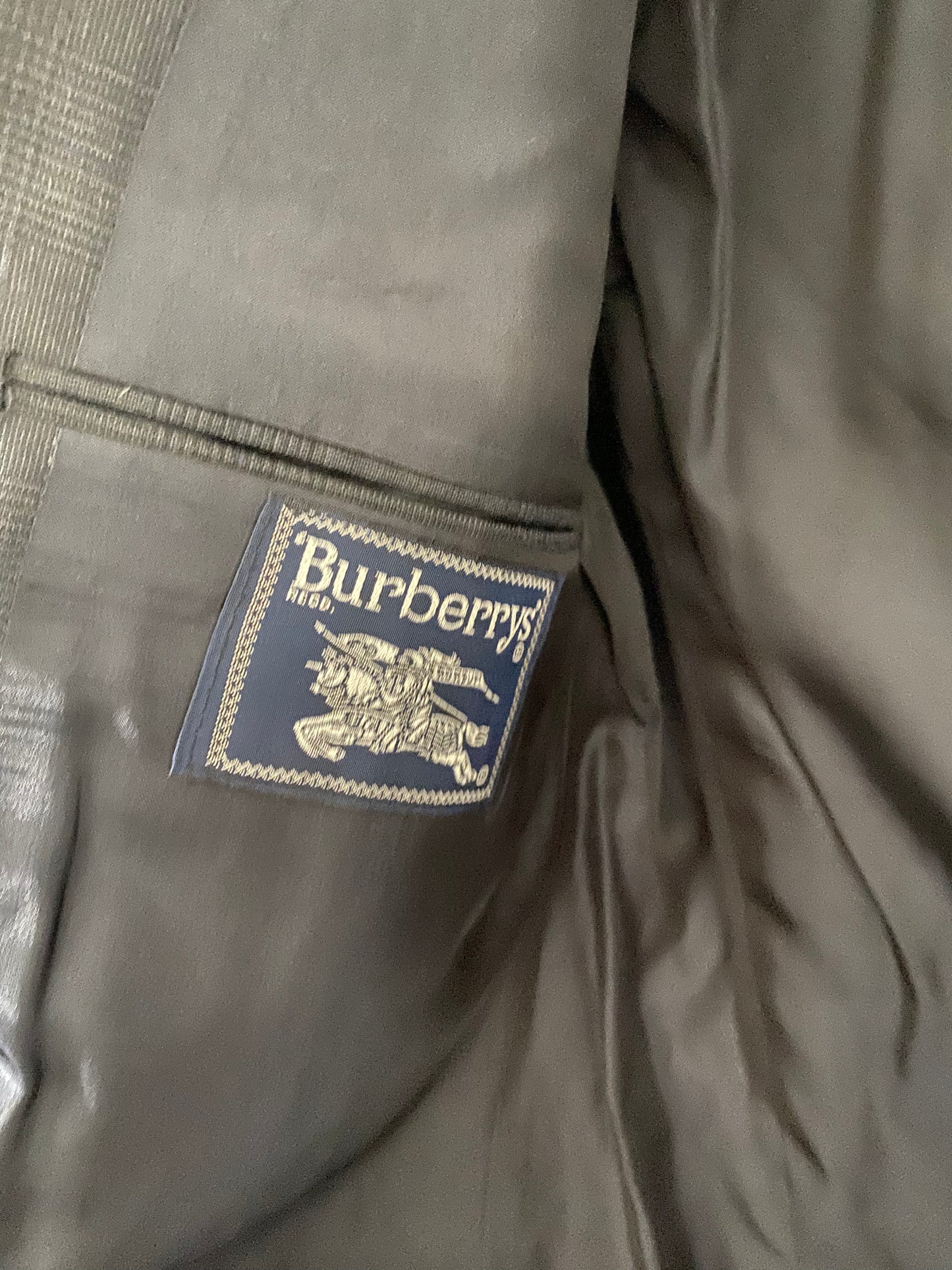 Burberry's Navy Suit